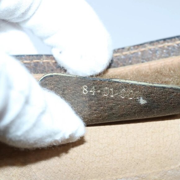 GUCCI GG Supreme Web Sherry Line Clutch Bag PVC Beige Red 84 01 001 Auth th5211 - Picture 8 of 16